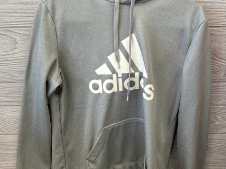 Athletic Sweatshirt Crewneck By Adidas In Grey, Size: L Online