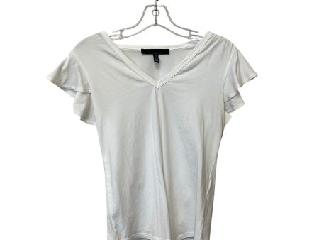 Top Short Sleeve By White House Black Market In White, Size: Xs Online now