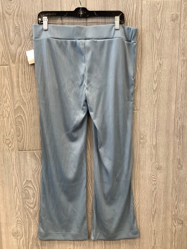 Pants Lounge By Clothes Mentor In Blue, Size: L Discount