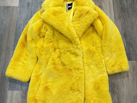 Coat Designer By Apparis In Yellow, Size: Xxs Hot on Sale