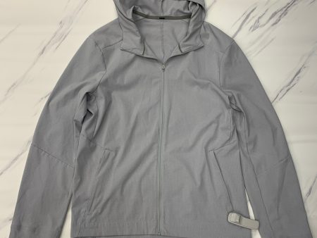 Athletic Jacket By Lululemon In Grey, Size: S Supply