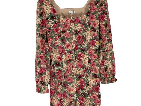 Dress Casual Short By Tcec In Floral Print, Size: S Supply