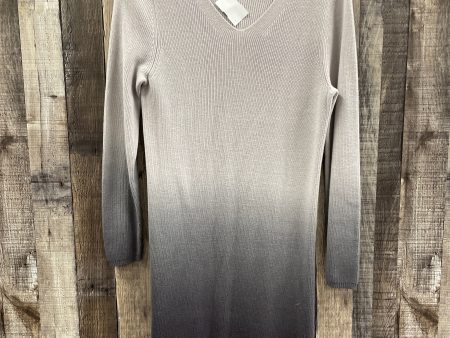 Dress Casual Midi By Halston In Grey, Size: S Discount