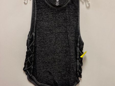 Athletic Top Short Sleeve By Gaiam In Grey, Size: S Online Hot Sale