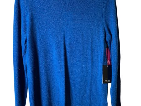 Sweater By Adrienne Vittadini In Blue, Size: L Online Hot Sale