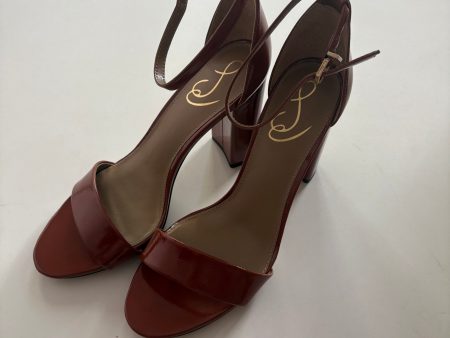 Shoes Heels Block By Sam Edelman In Brown, Size: 9.5 Sale