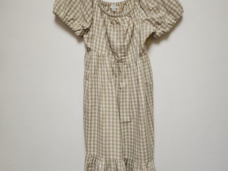 Dress Casual Midi By J. Crew In Plaid Pattern, Size: 2x Cheap