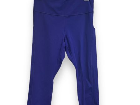 Athletic Leggings By Athleta In Blue, Size: Mp For Discount