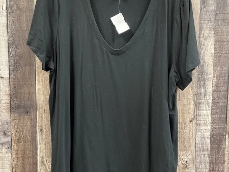 Top Short Sleeve Basic By J. Jill In Black, Size: L For Cheap