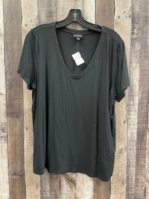 Top Short Sleeve Basic By J. Jill In Black, Size: L For Cheap