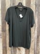 Top Short Sleeve Basic By J. Jill In Black, Size: L For Cheap