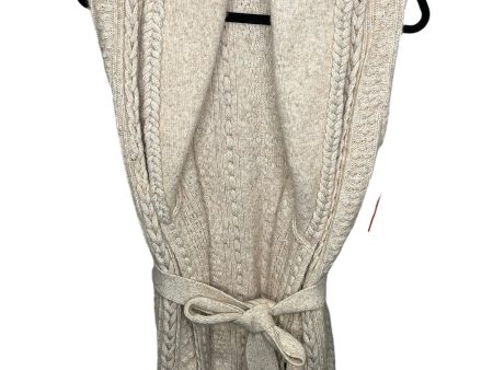 Vest Fleece By White House Black Market In Beige, Size: S For Cheap