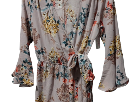 Romper By Pink Lily In Floral Print, Size: S For Discount