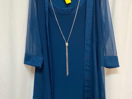 Dress Party Short By R And M Richards In Blue, Size: L Sale