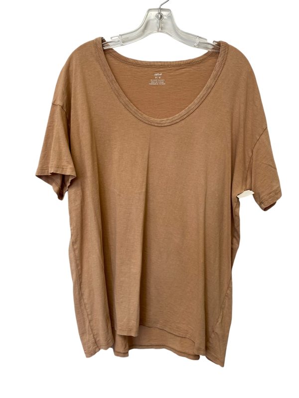 Top Short Sleeve Basic By Aerie In Orange, Size: M Discount