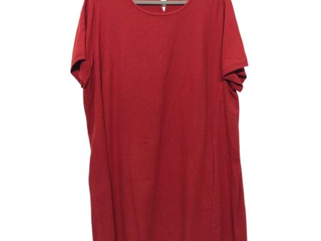 Dress Casual Short By Eileen Fisher In Red, Size: 1x Cheap