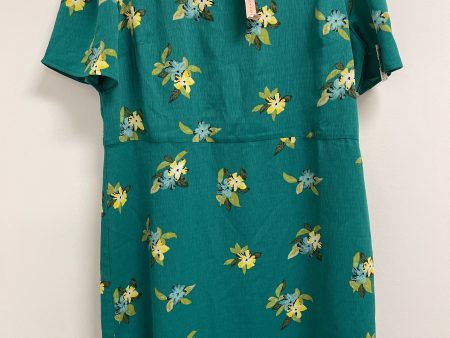 Dress Casual Short By Ann Taylor In Green, Size: Xlp Discount