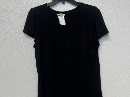 Top Short Sleeve Basic By Maurices In Black, Size: M Supply