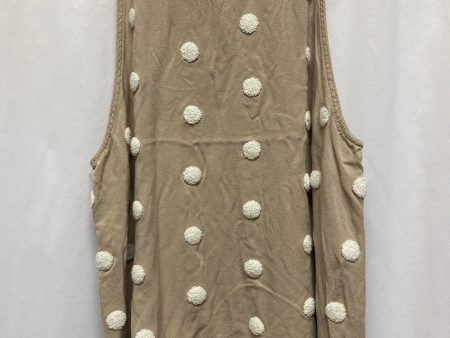 Tank Top By Clothes Mentor In Beige, Size: S For Cheap