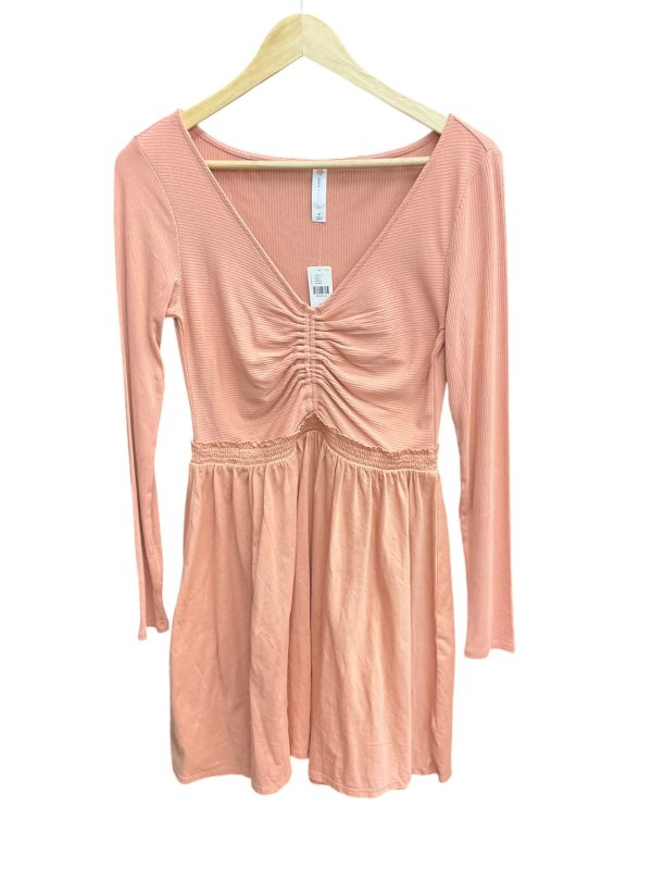 Dress Casual Short By Daily Practice By Anthropologie In Peach, Size: M For Sale