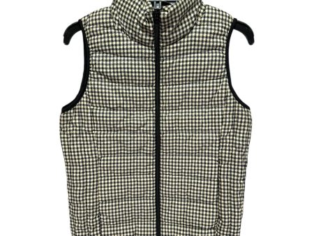 Vest Puffer & Quilted By Uniqlo In Black & Cream, Size: S For Sale