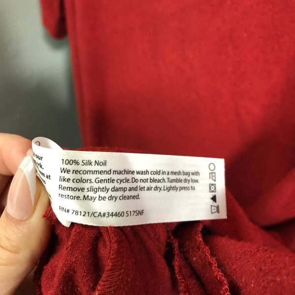 Dress Casual Short By Eileen Fisher In Red, Size: 1x Cheap