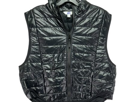 Cropped Vest Puffer & Quilted By Joy Lab In Black, Size: L on Sale